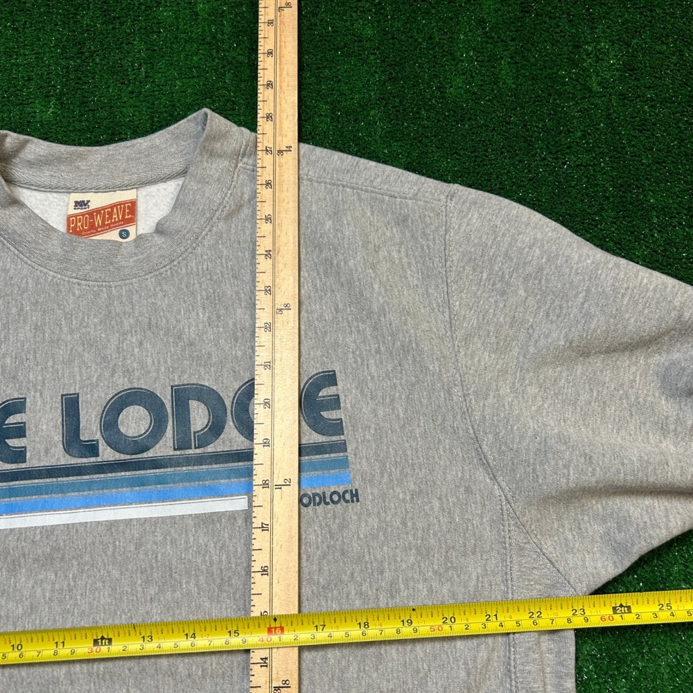 MV Sport Pro-Weave The Lodge at Woodloch Sweatshirt Grey Small - Picture 7 of 9